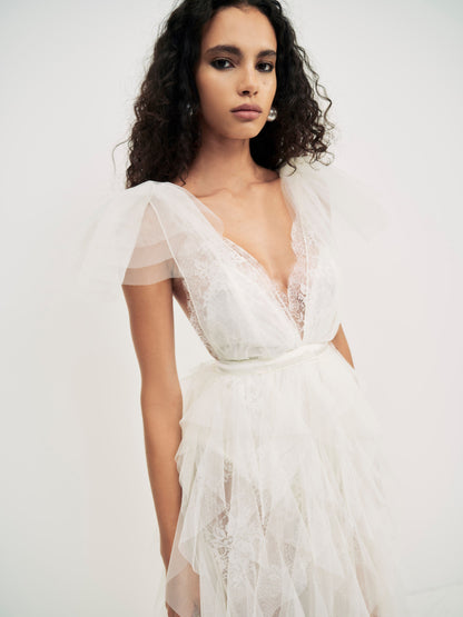 Maxine Gown White - For Love & Lemons