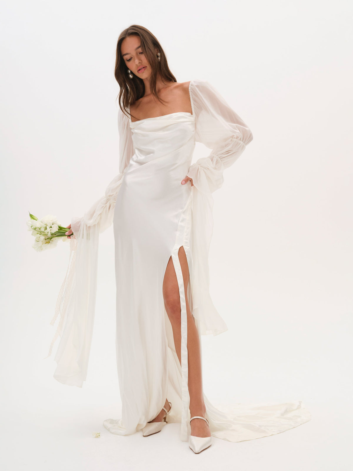 Willow Bridal Gown White - For Love & Lemons
