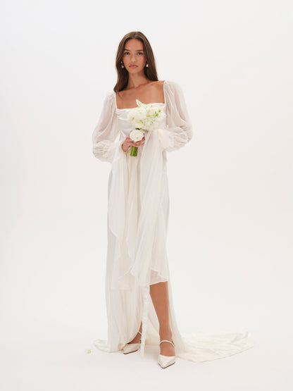 Willow Bridal Gown White - For Love & Lemons