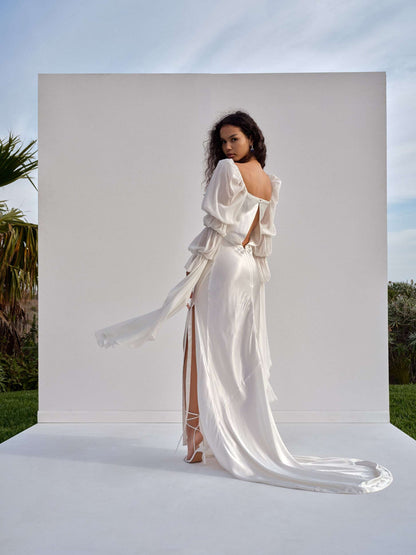 Willow Bridal Gown White - For Love & Lemons