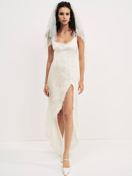 Clemence Maxi Dress Cream - For Love & Lemons