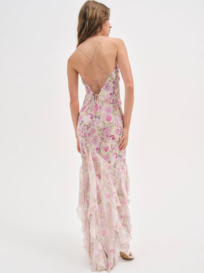 Elea Maxi Dress Yellow - For Love & Lemons