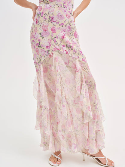 Elea Maxi Dress Yellow - For Love & Lemons