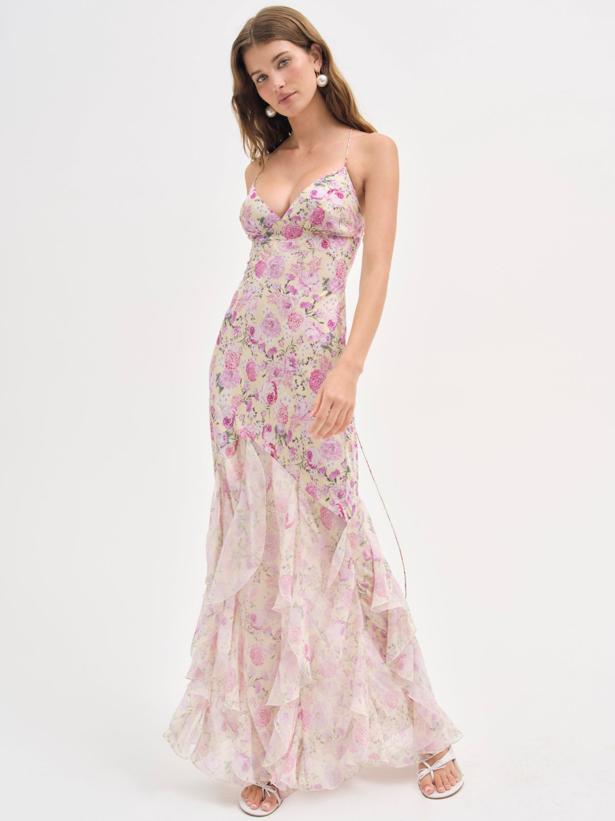 Elea Maxi Dress Yellow - For Love & Lemons