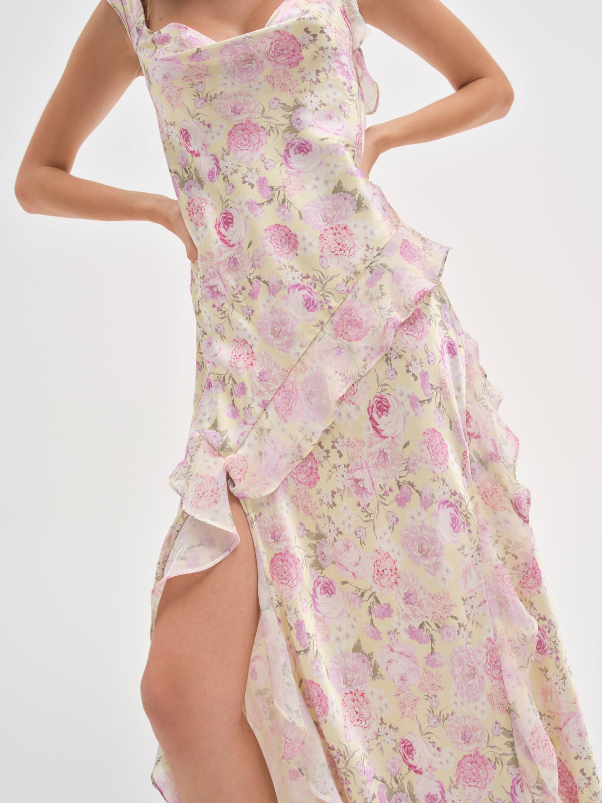 Sawyer Maxi Dress Yellow - For Love & Lemons