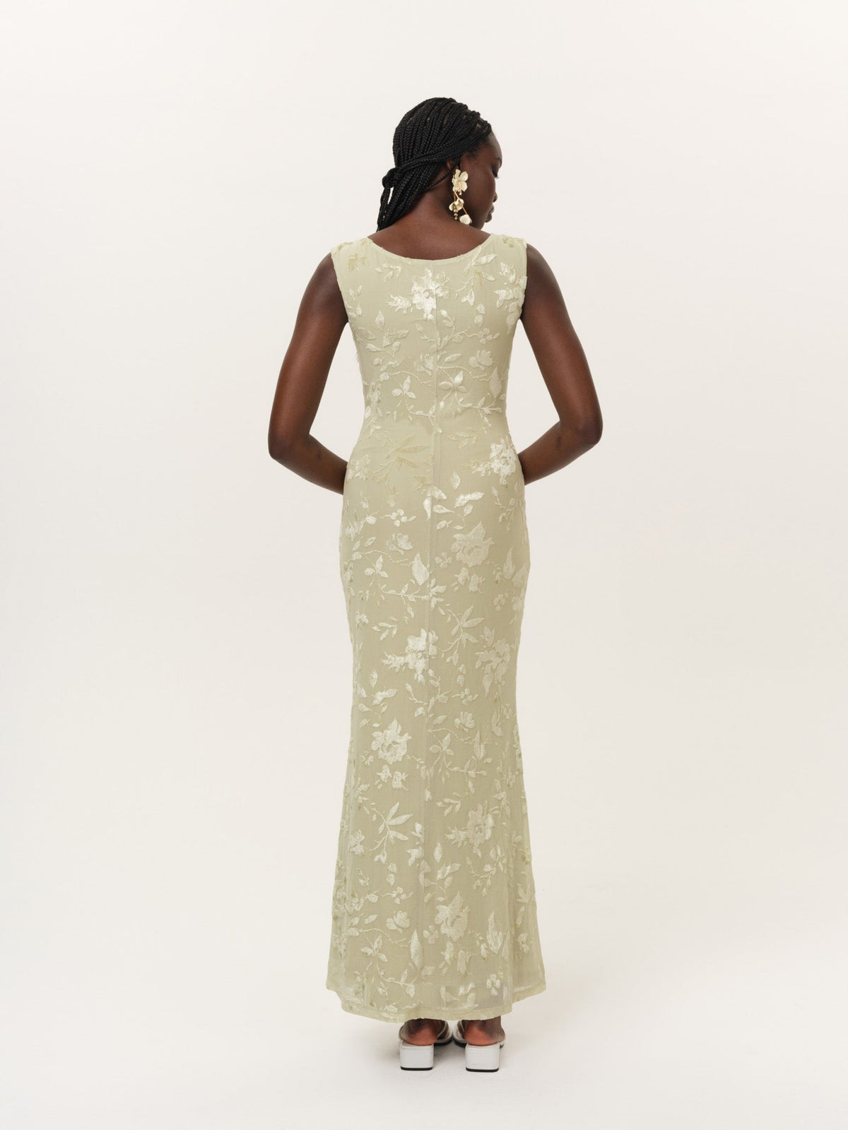Limesicle Maxi Dress Green - For Love & Lemons