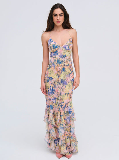 Elea Maxi Dress Pink - For Love & Lemons
