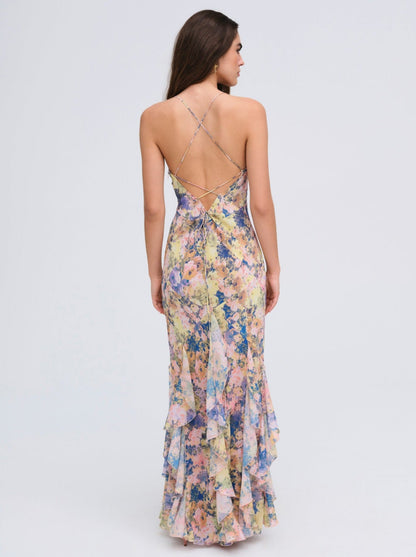 Elea Maxi Dress Pink - For Love & Lemons