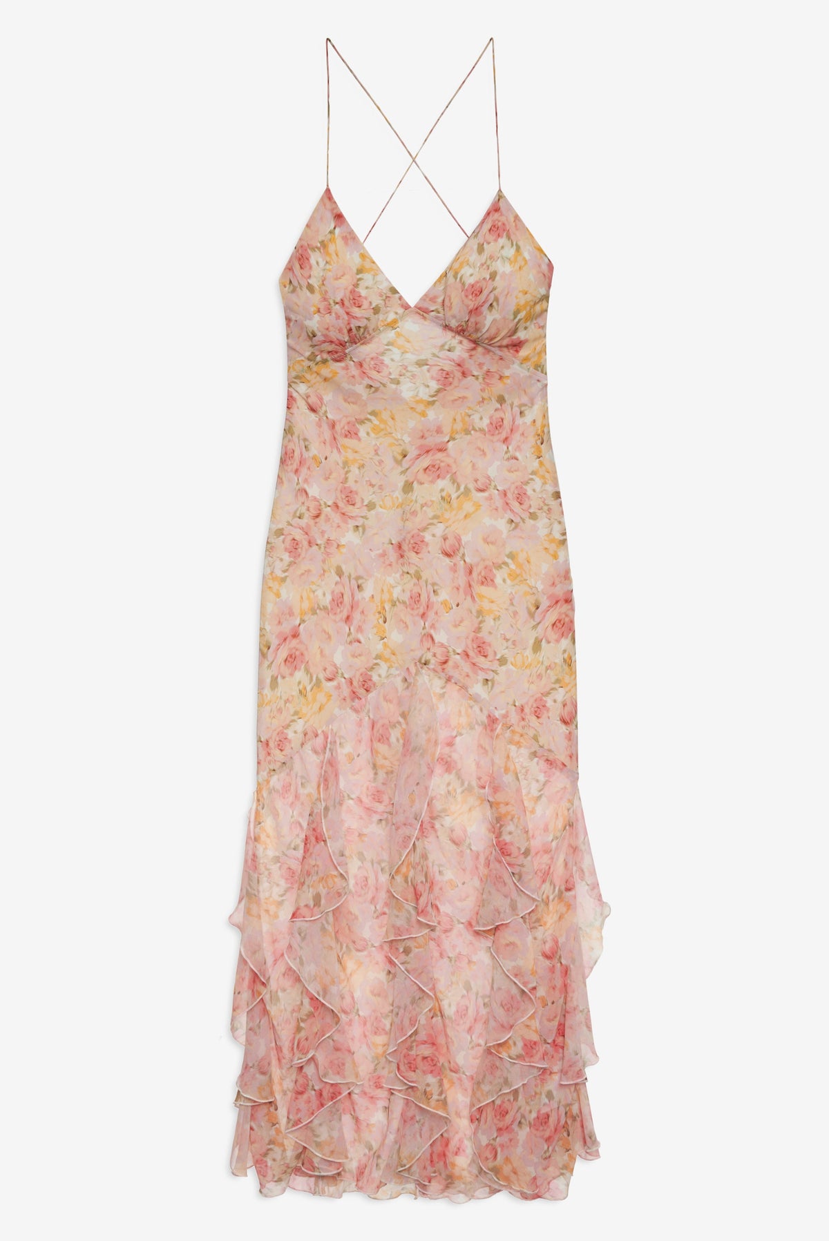 Elea Maxi Dress Peach - For Love & Lemons