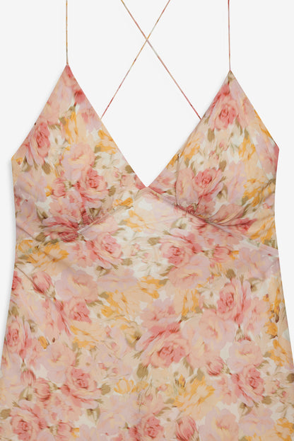 Elea Maxi Dress Peach - For Love & Lemons