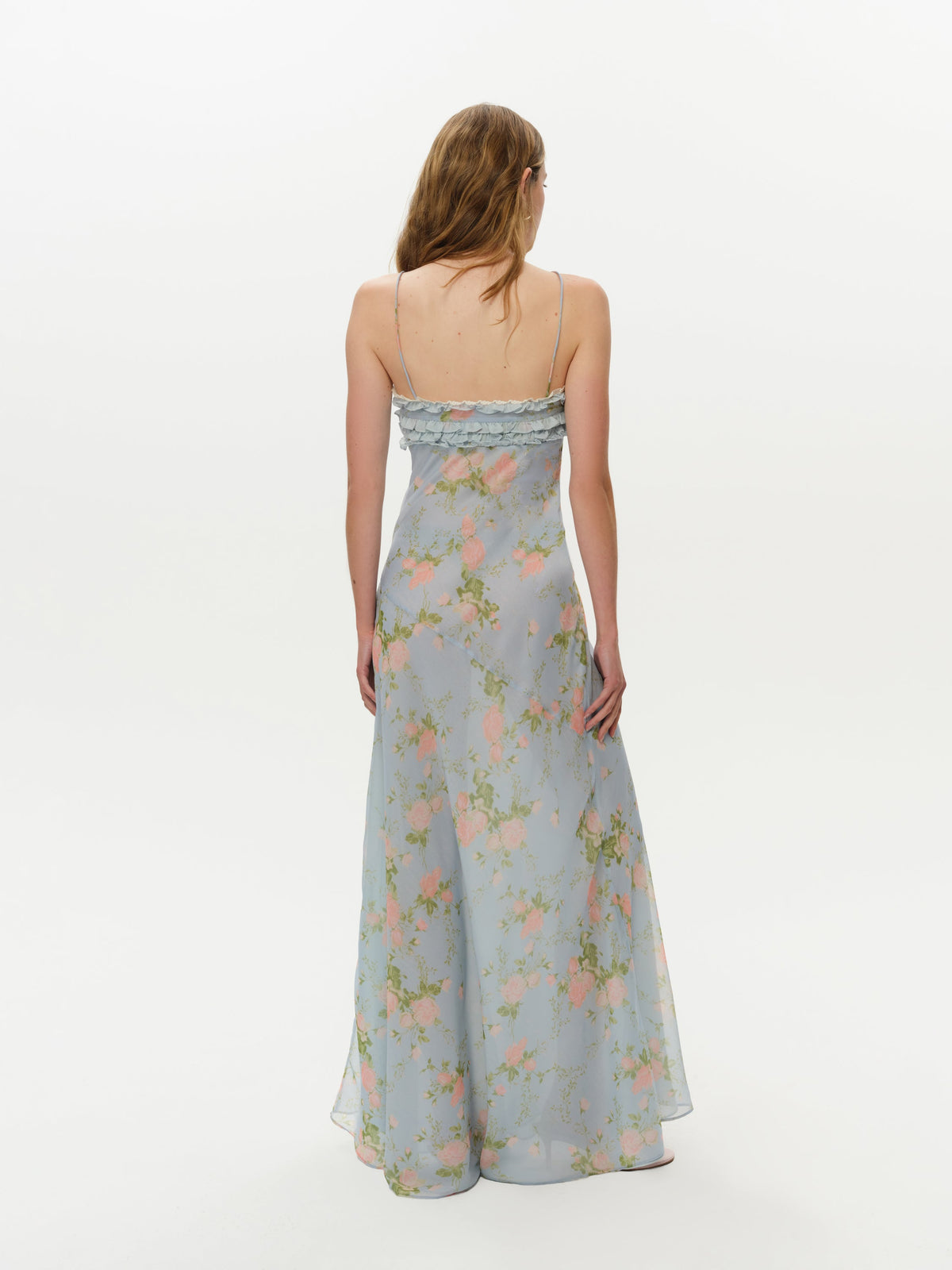 Natalie Maxi Dress Blue - For Love & Lemons