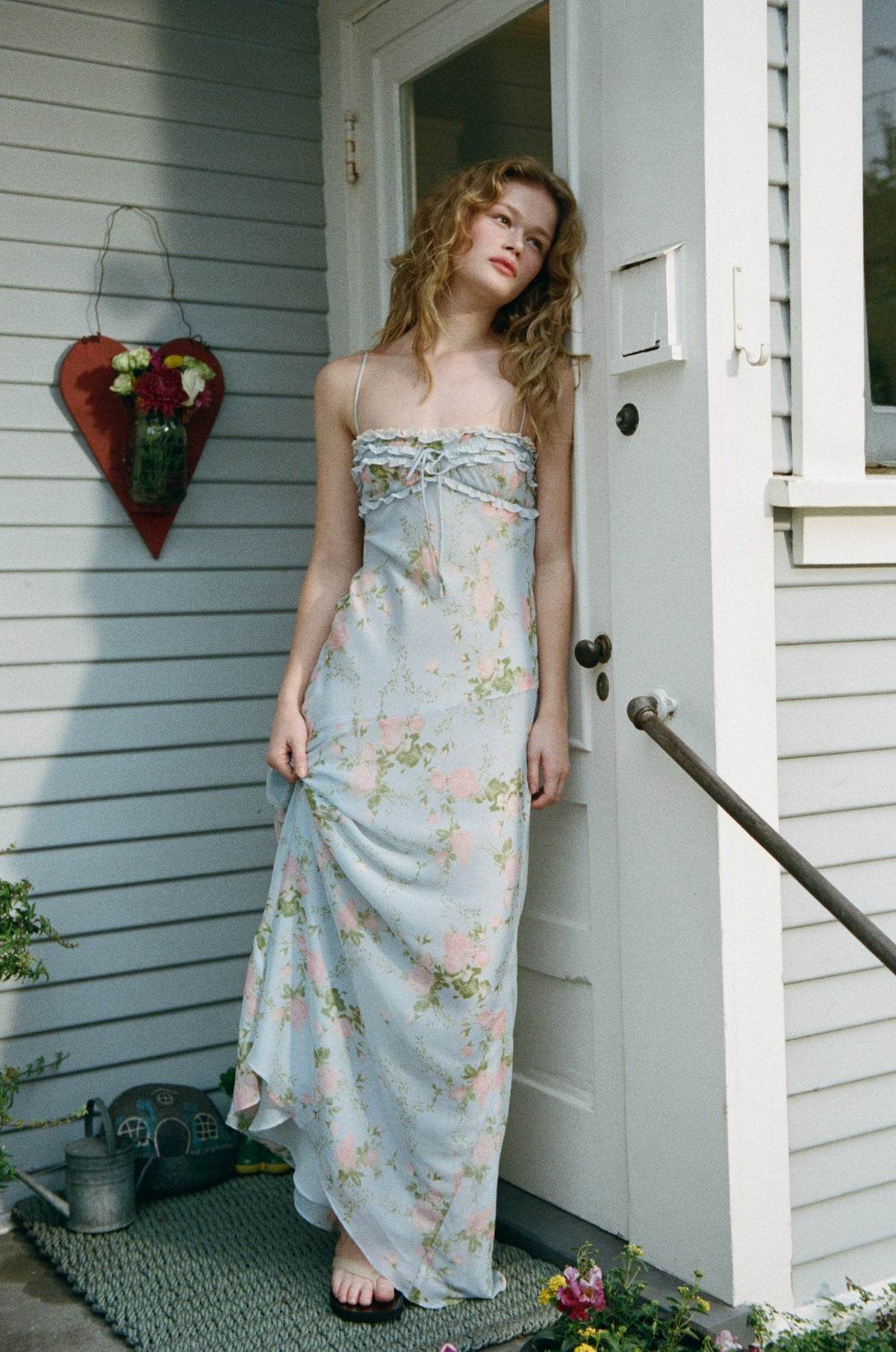 Natalie Maxi Dress Blue - For Love & Lemons