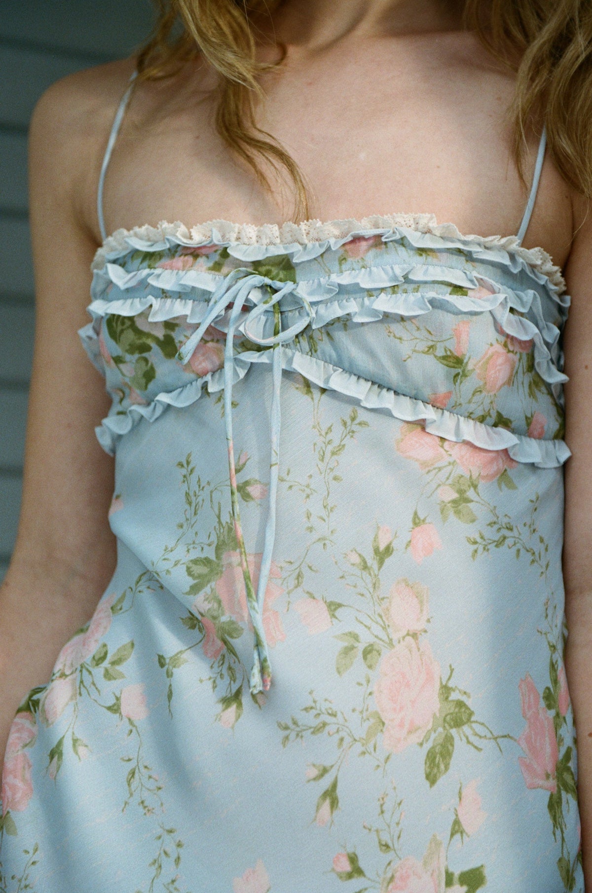 Natalie Maxi Dress Blue - For Love & Lemons