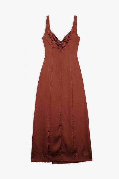 Margo Maxi Dress and Shawl Set Rust - For Love & Lemons