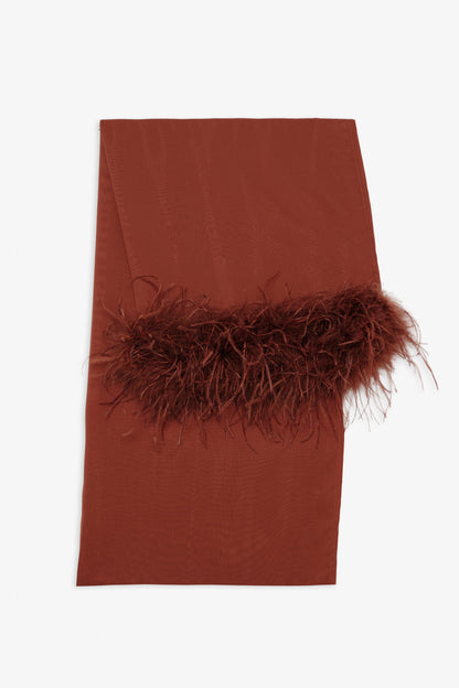 Margo Maxi Dress and Shawl Set Rust - For Love & Lemons