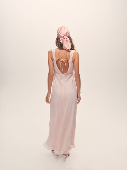 Sunset Maxi Slip Dress Light Pink - For Love & Lemons
