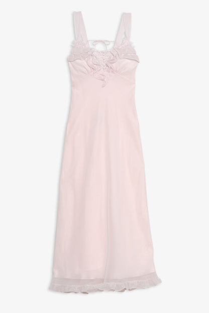 Sunset Maxi Slip Dress Light Pink - For Love & Lemons