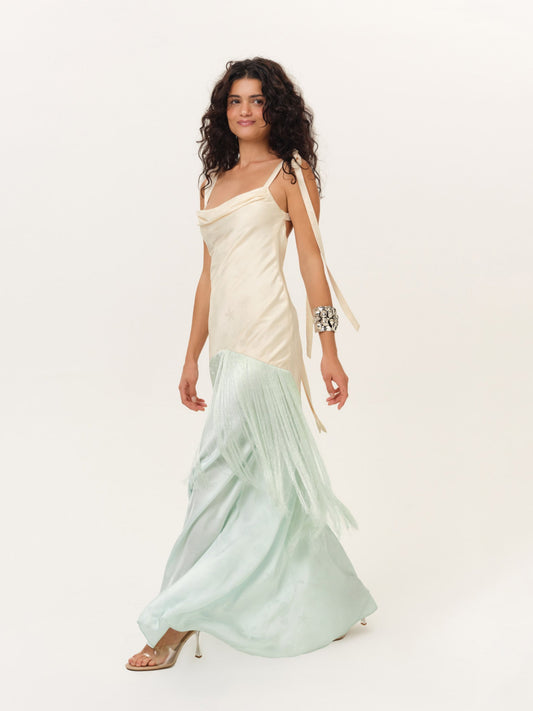 Andrea Maxi Dress Peach Mint - For Love & Lemons