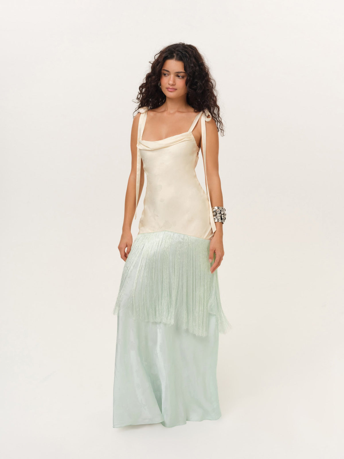 Andrea Maxi Dress Peach Mint - For Love & Lemons