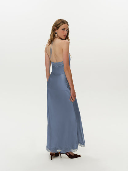 Jessica Maxi Dress Slate Blue - For Love & Lemons