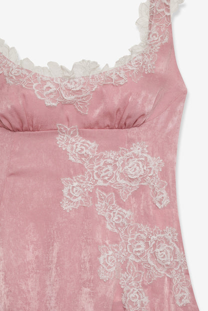 Clemence Maxi Dress Pink - For Love & Lemons