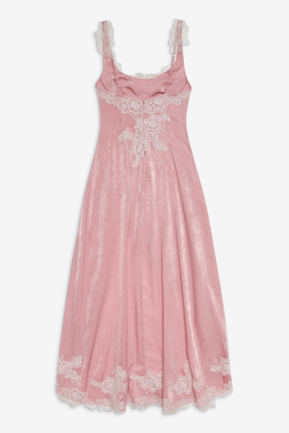 Clemence Maxi Dress Pink - For Love & Lemons