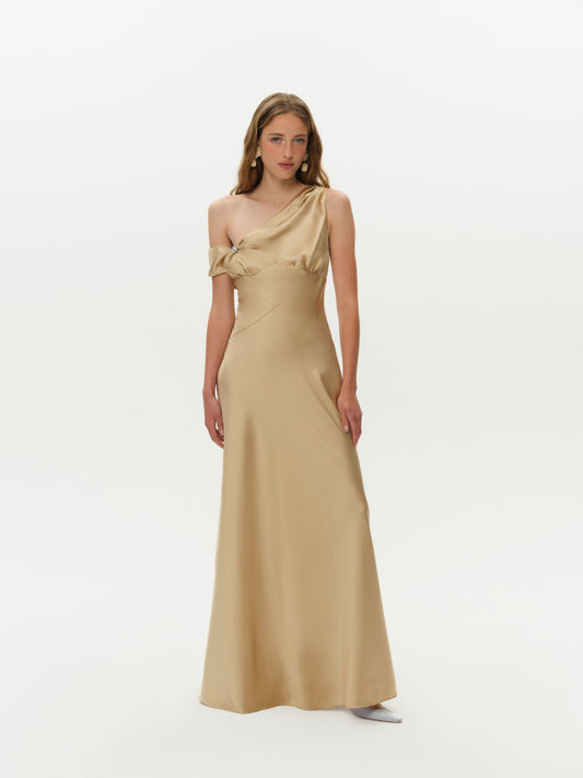 Alexandria Maxi Dress Beige - For Love & Lemons