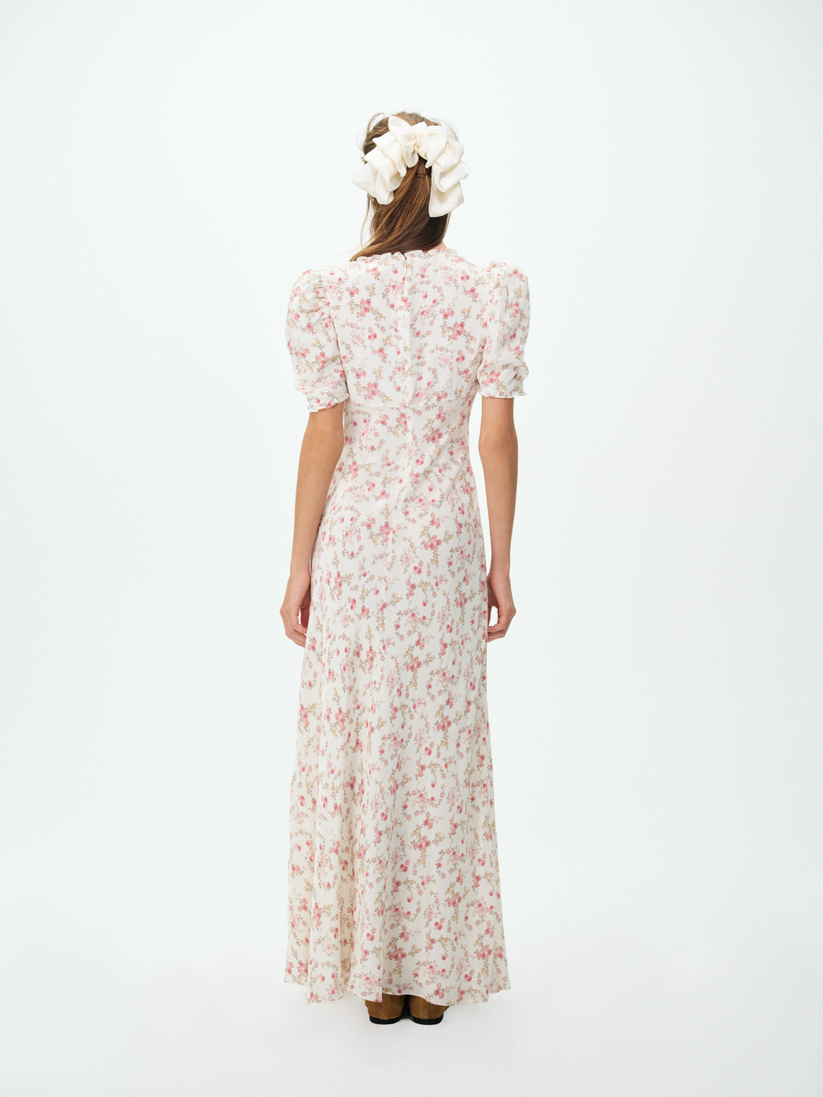 Country Floral Maxi Dress Cream - For Love & Lemons