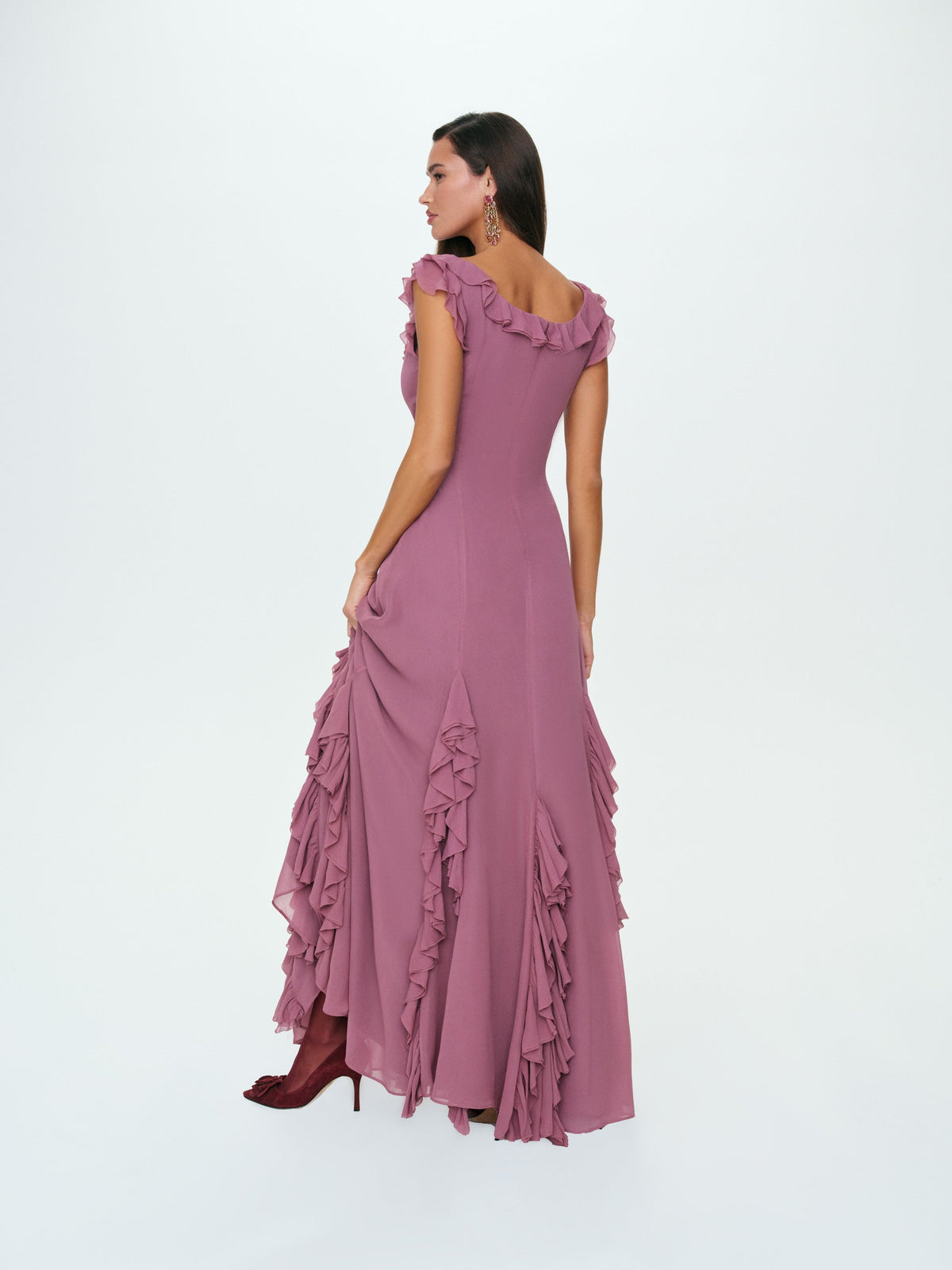 Moonlight Maxi Dress Plum - For Love & Lemons