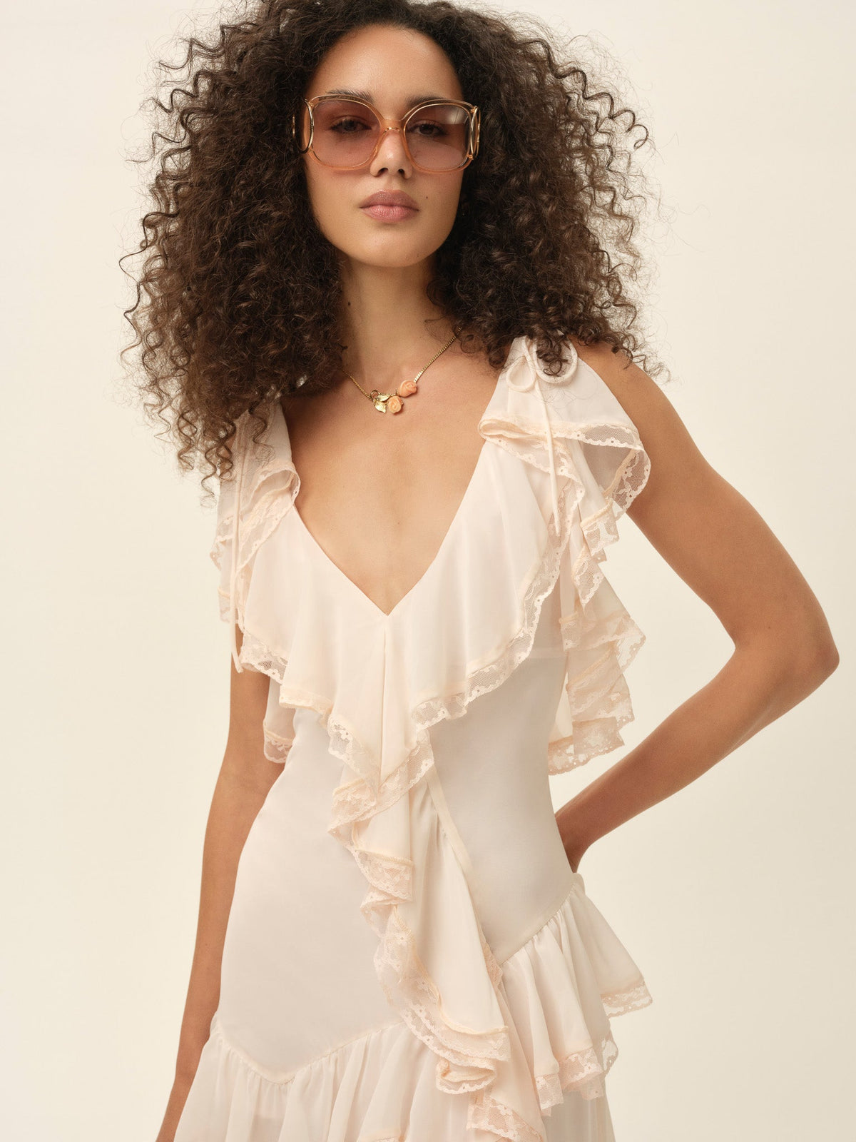 Juniper Maxi Dress Pale Pink - For Love & Lemons
