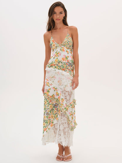 Rosalyn Maxi Dress Marigold - For Love & Lemons