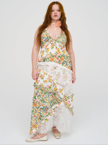 Rosalyn Maxi Dress Marigold - For Love & Lemons