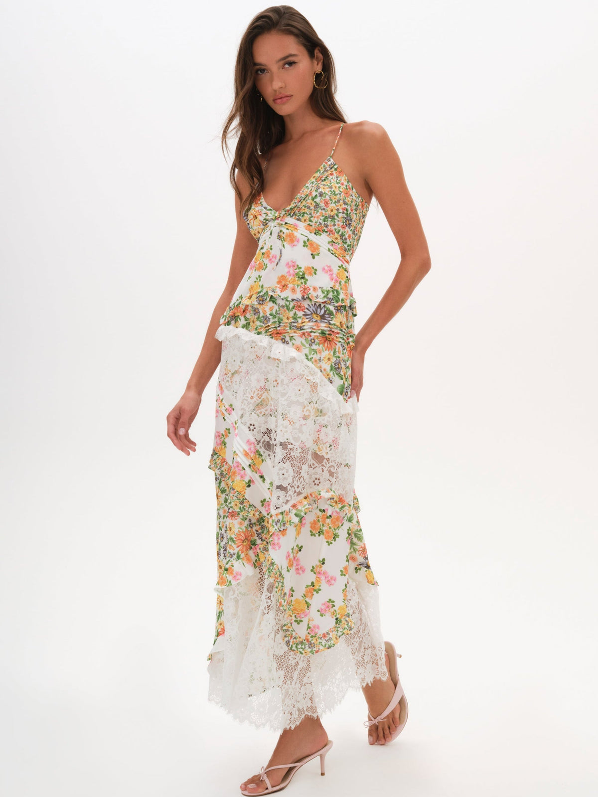 Rosalyn Maxi Dress Marigold - For Love & Lemons