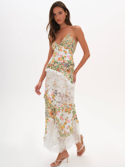 Rosalyn Maxi Dress Marigold - For Love & Lemons