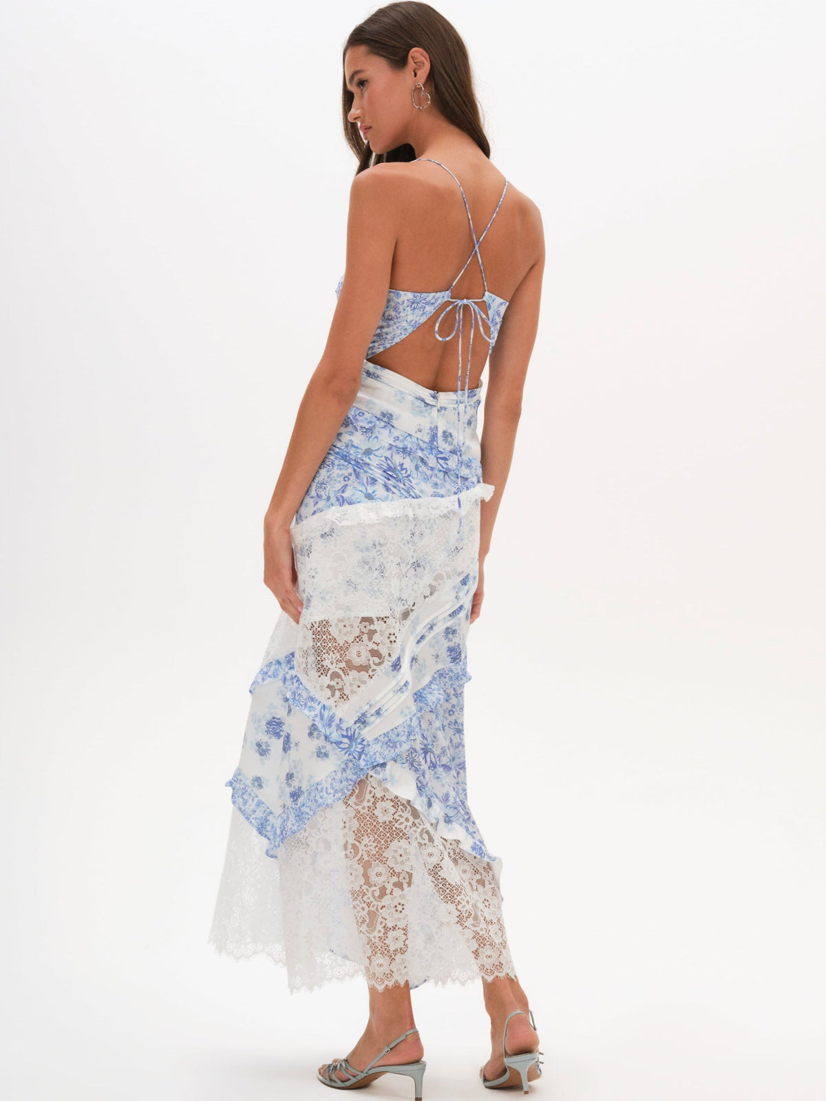 Rosalyn Maxi Dress Blue - For Love & Lemons