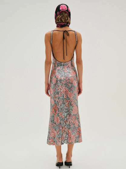 Ladonna Midi Dress Multi - For Love & Lemons