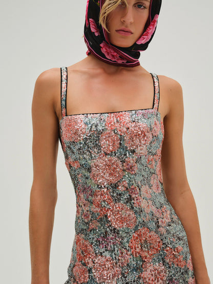 Ladonna Midi Dress Multi - For Love & Lemons