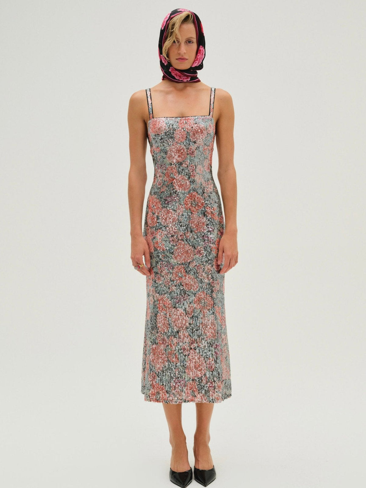 Ladonna Midi Dress Multi - For Love & Lemons