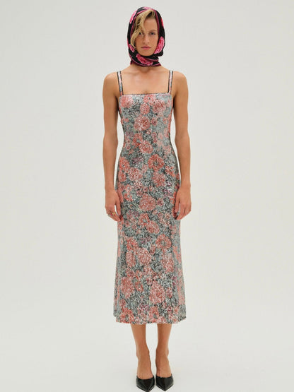 Ladonna Midi Dress Multi - For Love & Lemons
