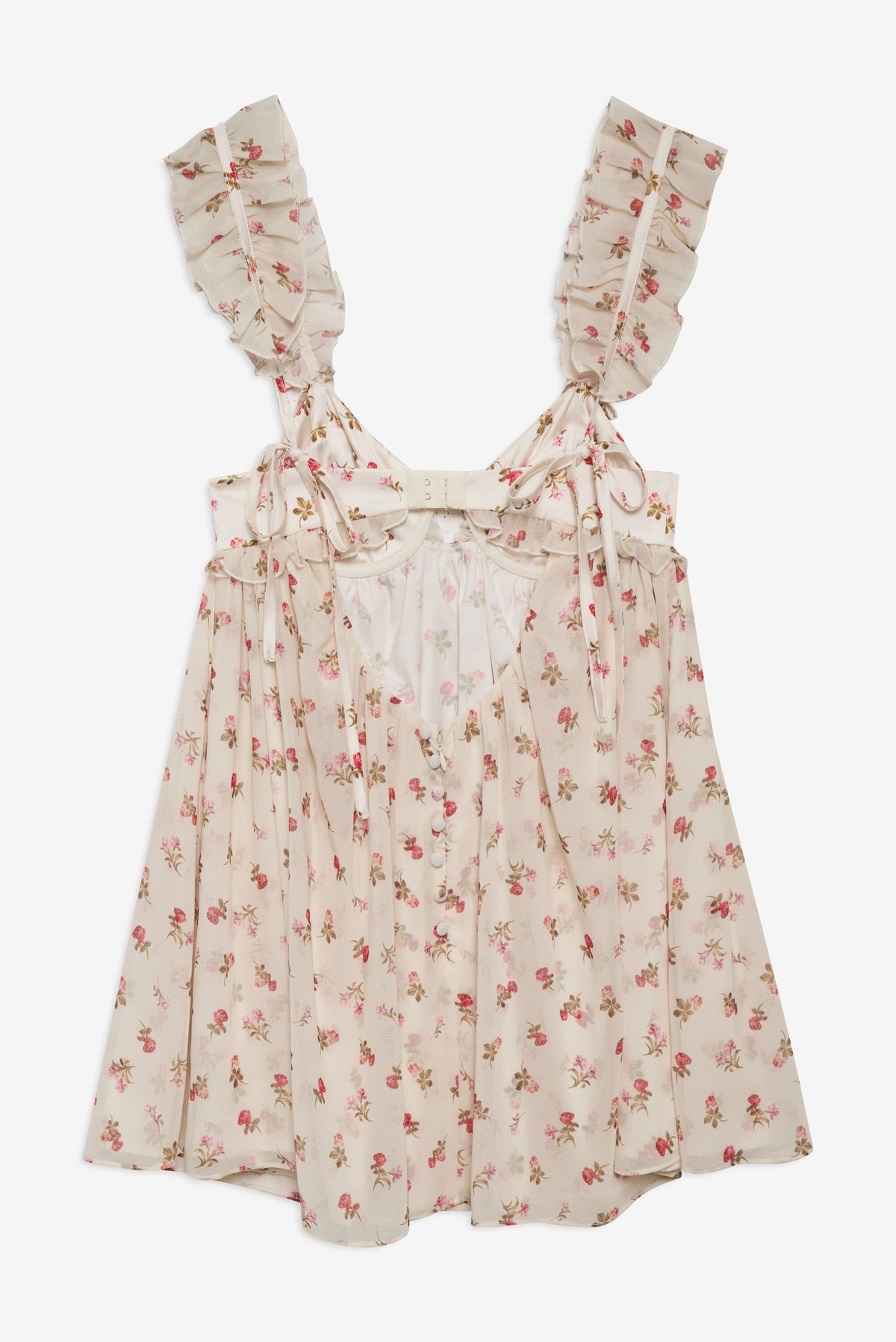 Poppy Mini Dress White - For Love & Lemons