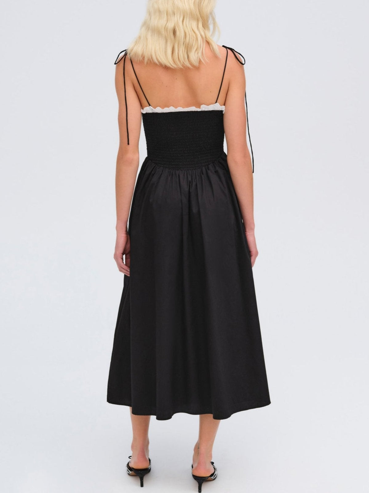 Bethany Midi Dress Black - For Love & Lemons