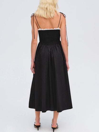 Bethany Midi Dress Black - For Love & Lemons