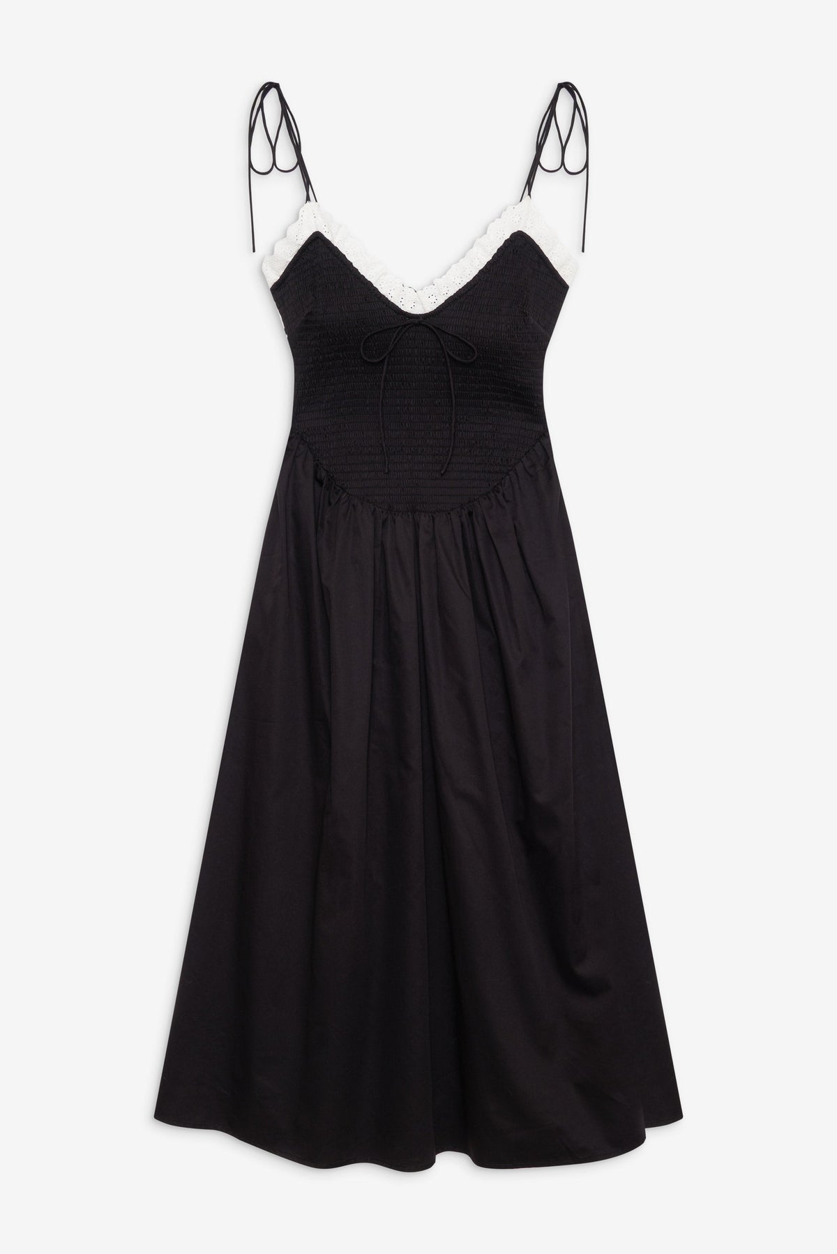 Bethany Midi Dress Black - For Love & Lemons