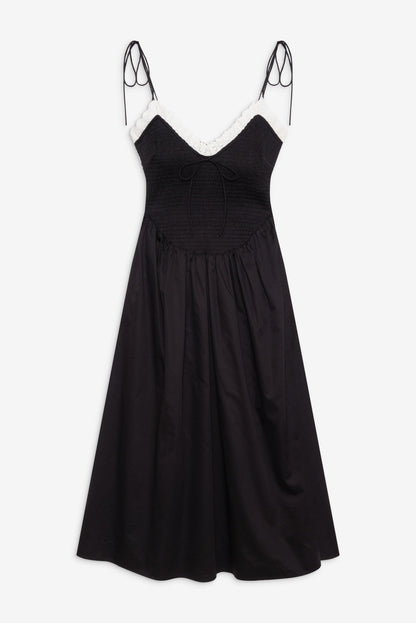 Bethany Midi Dress Black - For Love & Lemons