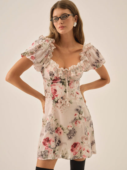 Nora Mini Dress White - For Love & Lemons