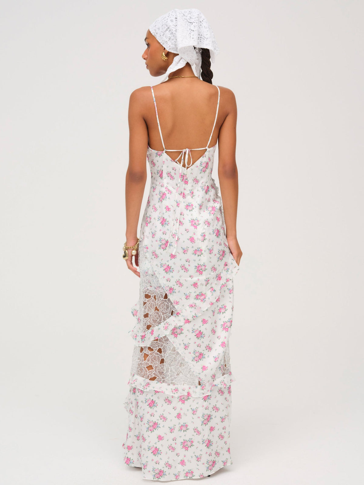 Josalyn Maxi Dress White - For Love & Lemons