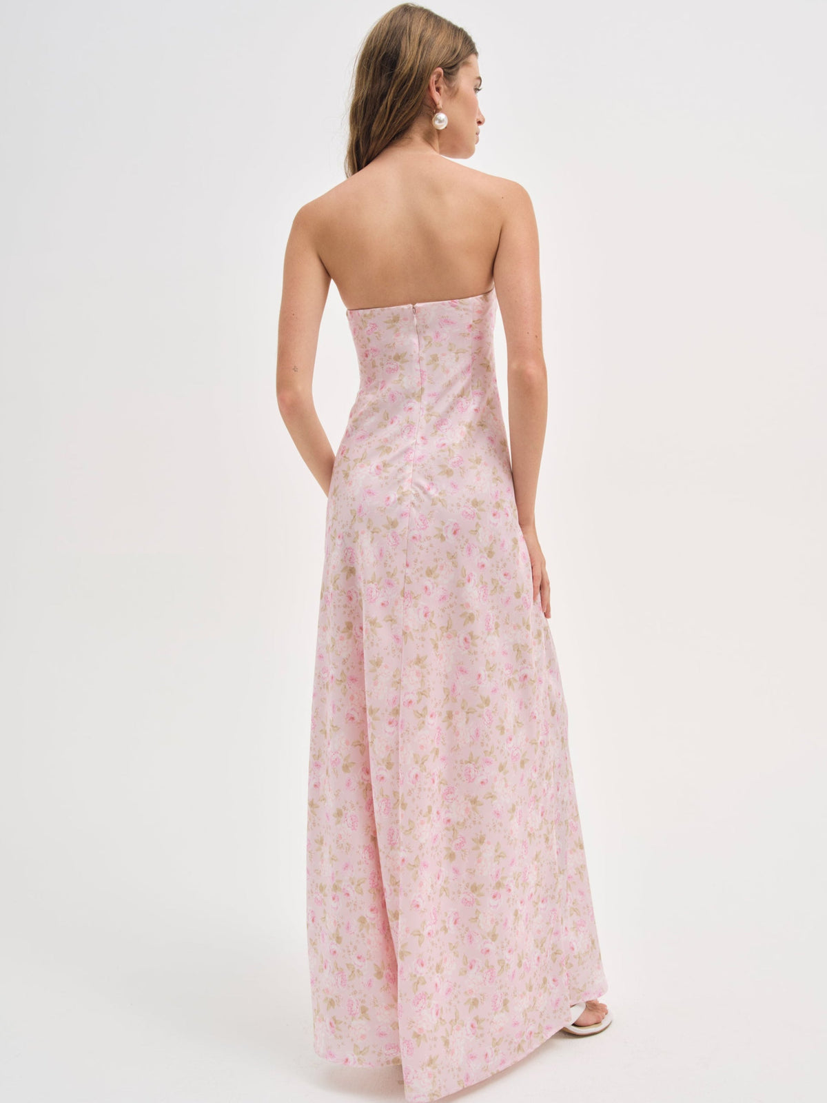 Carla Strapless Maxi Dress Pink - For Love & Lemons