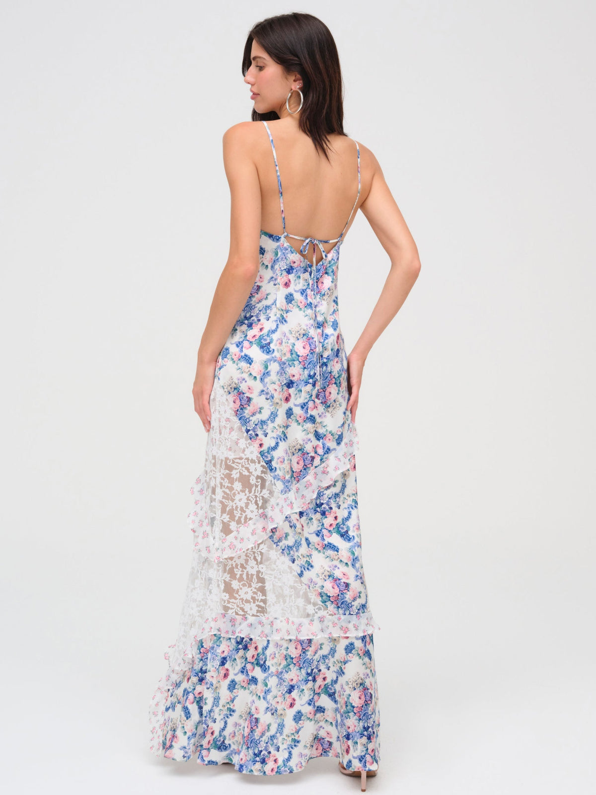 Josalyn Maxi Dress Blue - For Love & Lemons