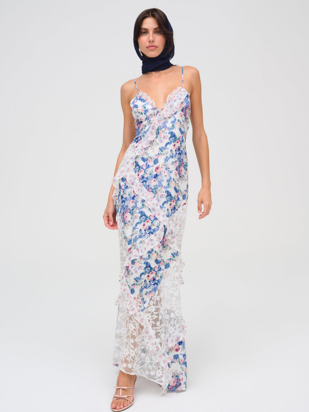 Josalyn Maxi Dress Blue - For Love & Lemons