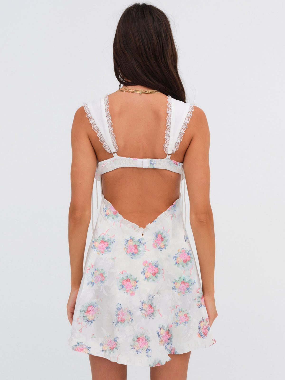 Holland Mini Dress Doily Bouquet - For Love & Lemons